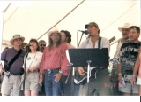 Singing with Bruce at Clearwater 2001